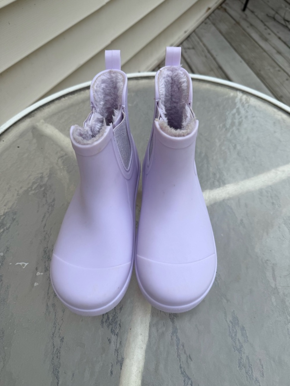 Bear paws Waterproof Chelsea Rain Boots - Lavender